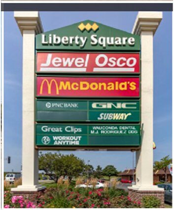 Liberty Square Shopping Center Sign