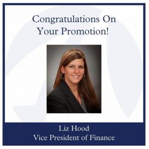 Liz Hood Now Vice President of Finance