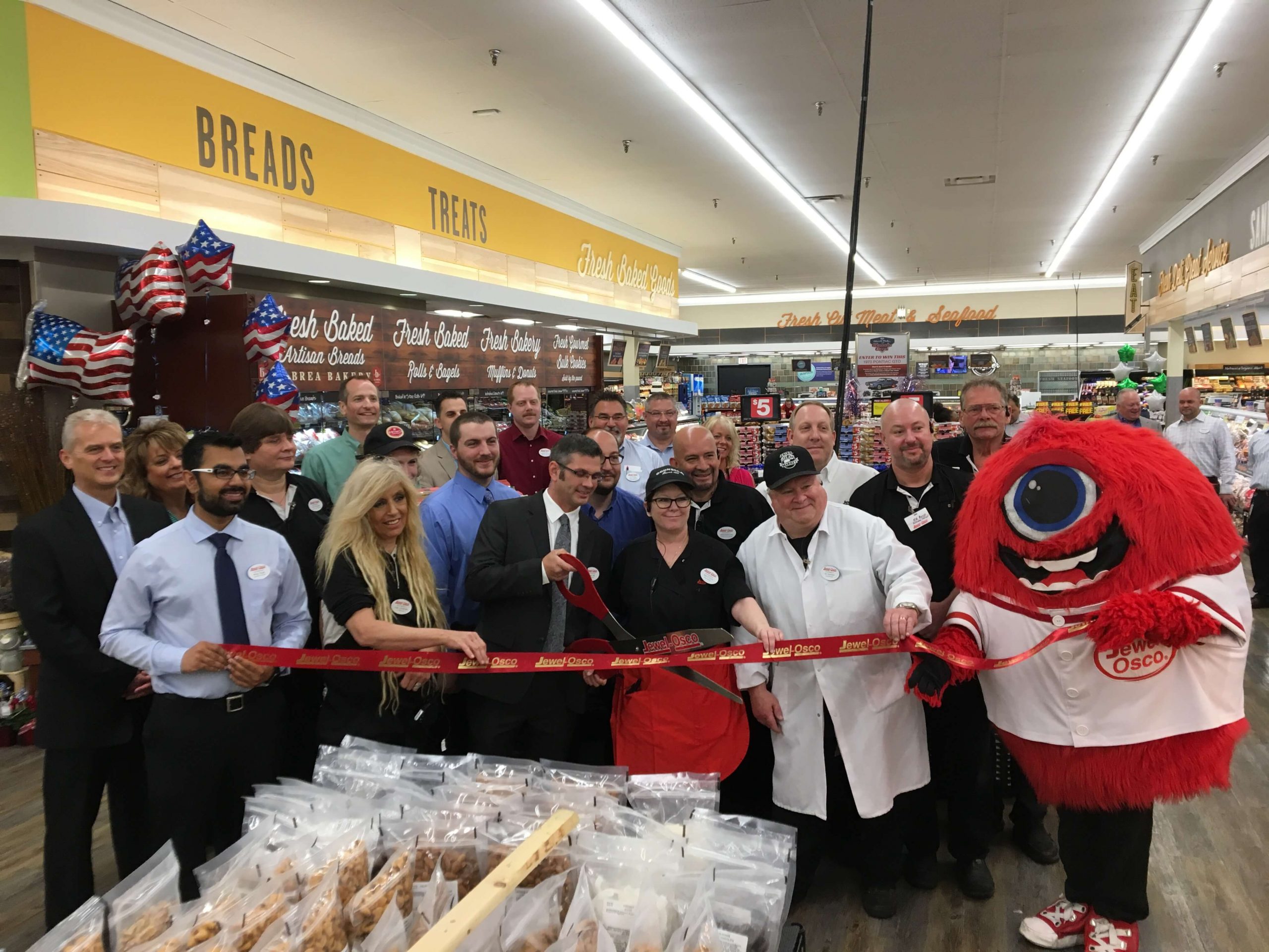 Liberty Jewel Osco Reopening Ribbon Cutting