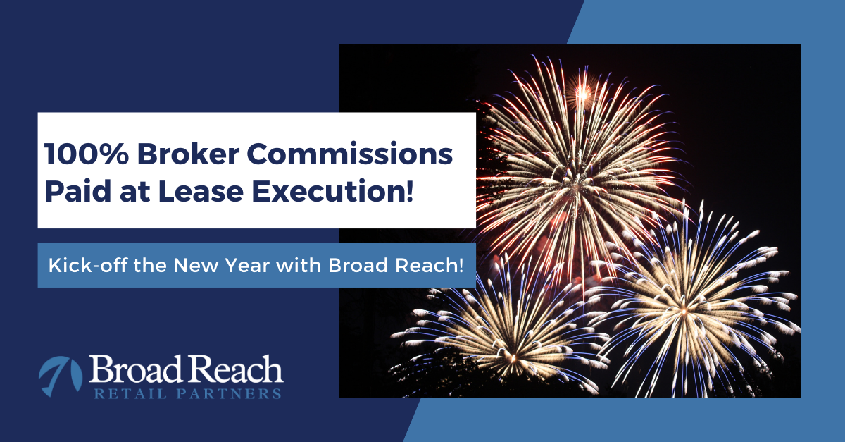 100% Broker Commissions Paid at Lease Execution