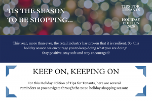 Tips for Tenants: Holiday Edition 2020