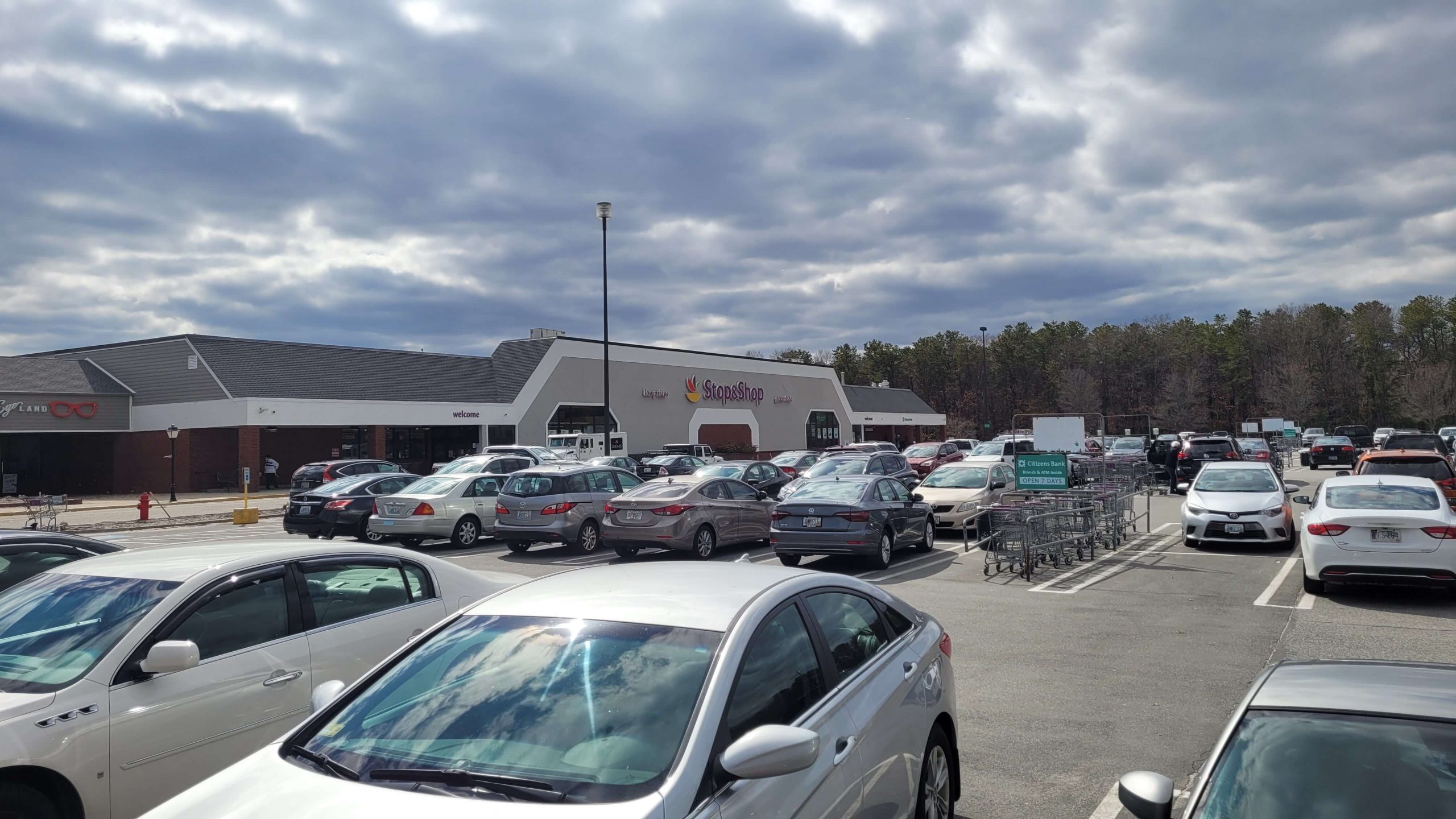 Stop & Shop Parking Lot at Hunt River Commons