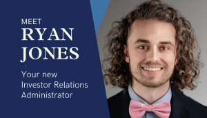 Ryan Jones Promoted to Investor Relations Administrator