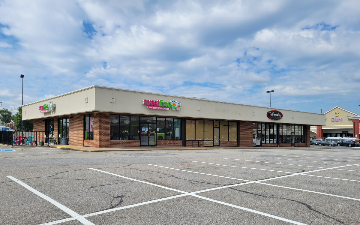 Out parcel shops at Eagle Village in Fredericksburg, VA