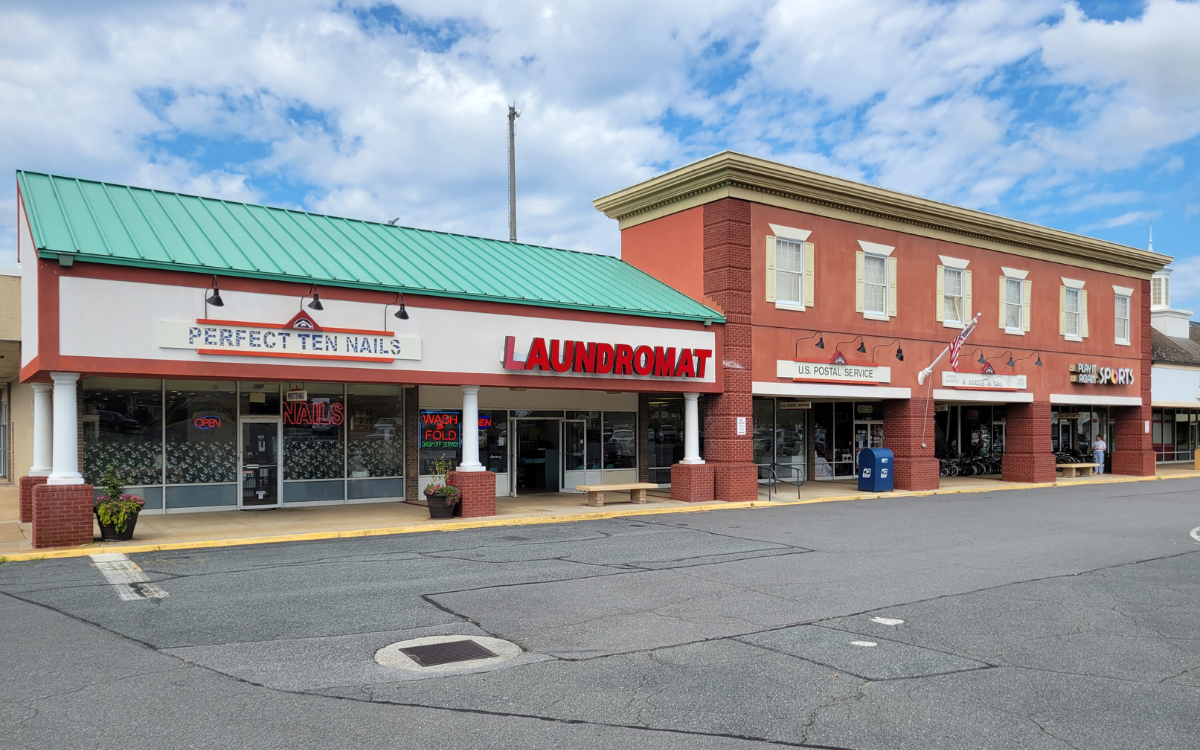 Exterior view of the shops at Eagle Village