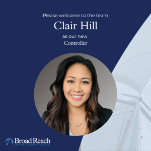 Clair Hill Joins the Broad Reach Crew!